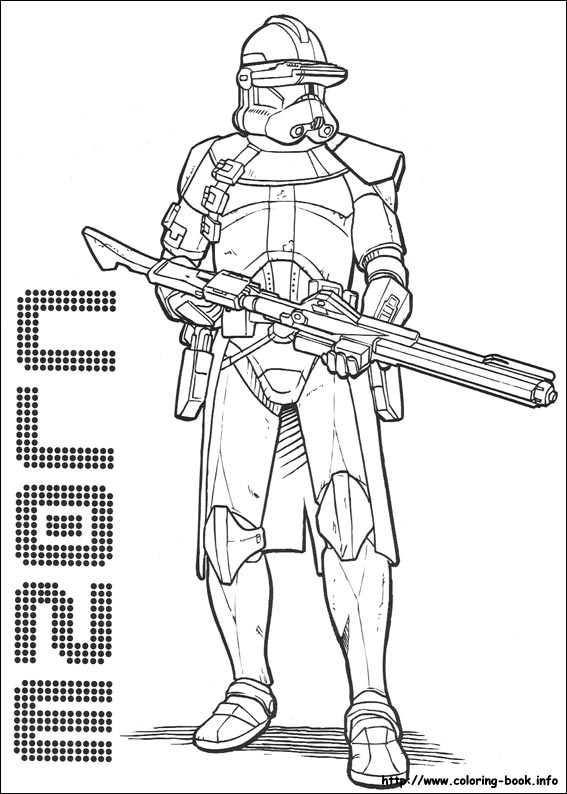 Star Wars coloring picture